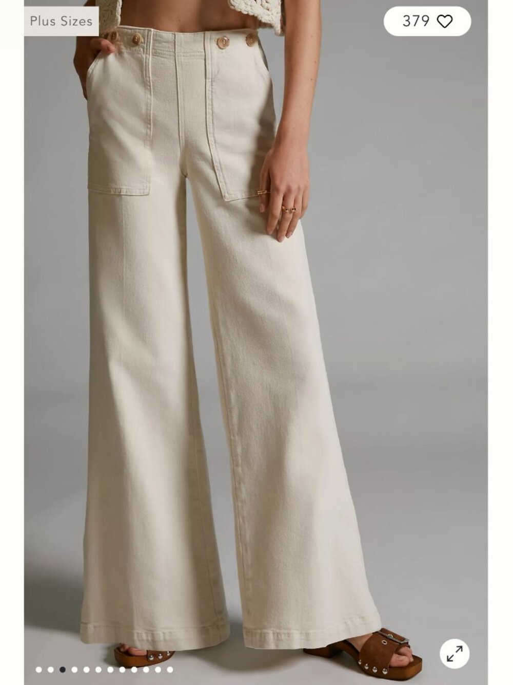 NWOT Anthropologie Pilcro The Kit high rise utility trousers